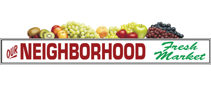 A theme logo of Our Neighborhood Fresh Market